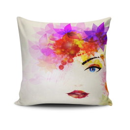 Aberto Design Cojín NKRLNT-329 Multicolor